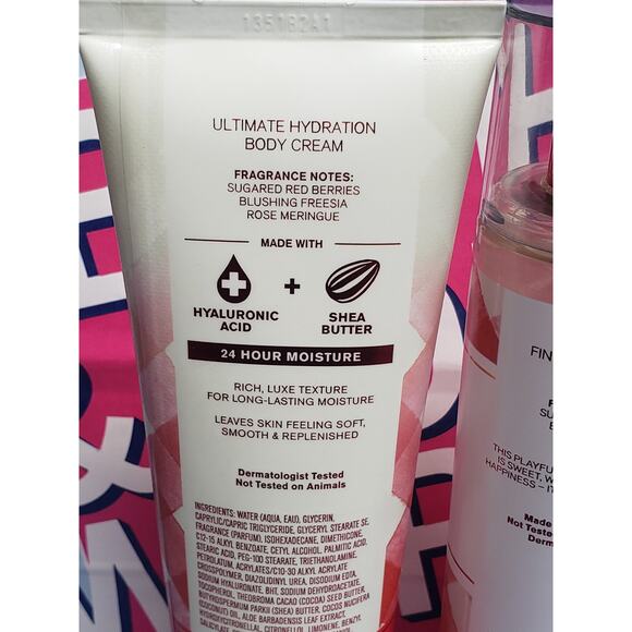BBW Gingham Love Ultra Hydration Body Cream & Fine Fragrance Mist Bundle - Picture 3 of 3